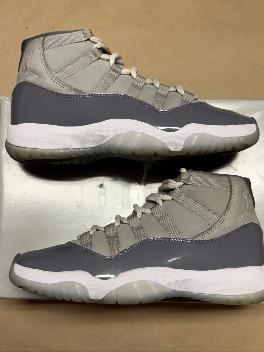 Nike Air Jordan 11 XI Retro Cool Grey Mens size 8.5 Basketball Shoes Rare!